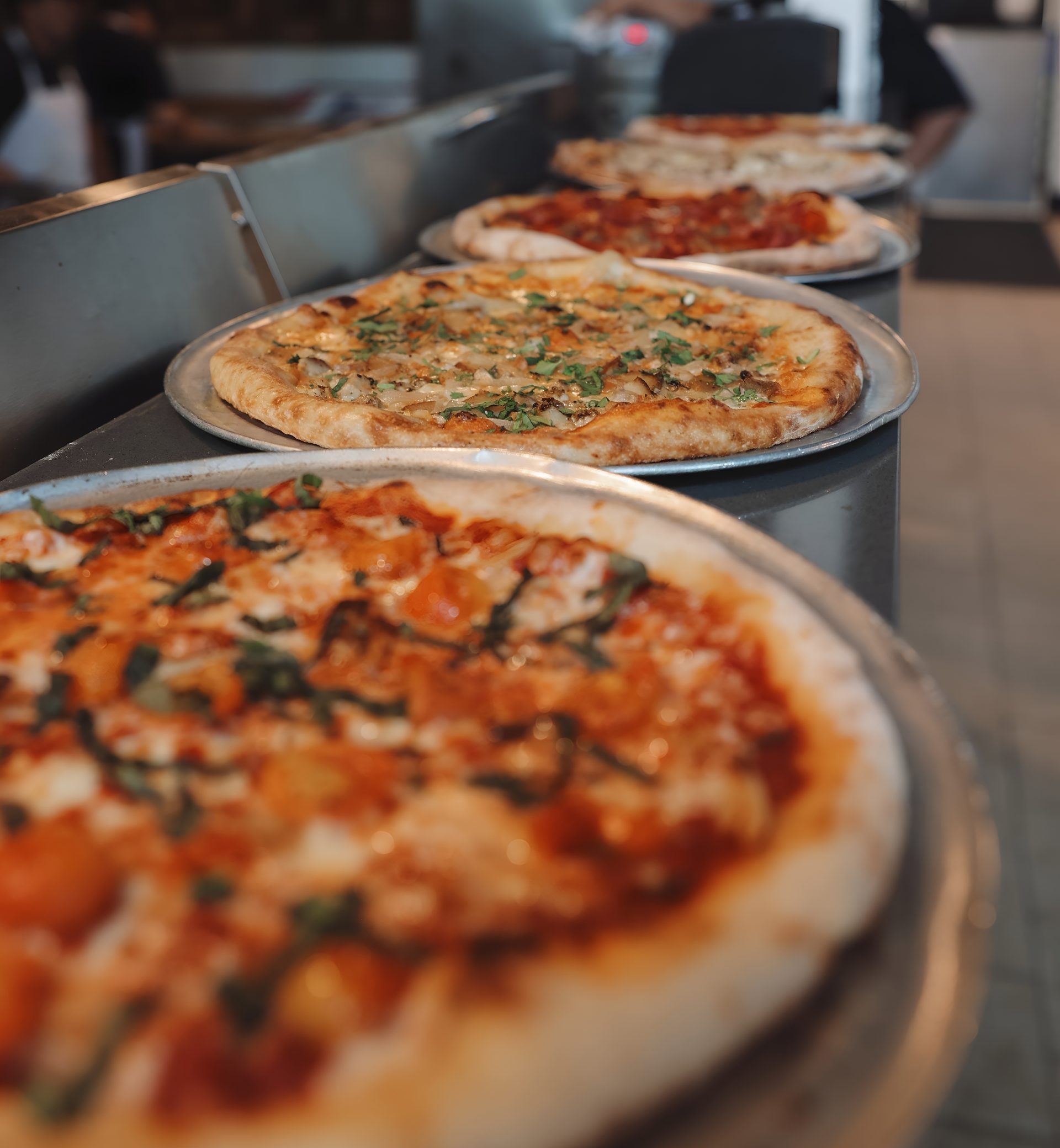 Salad to dessert pizza