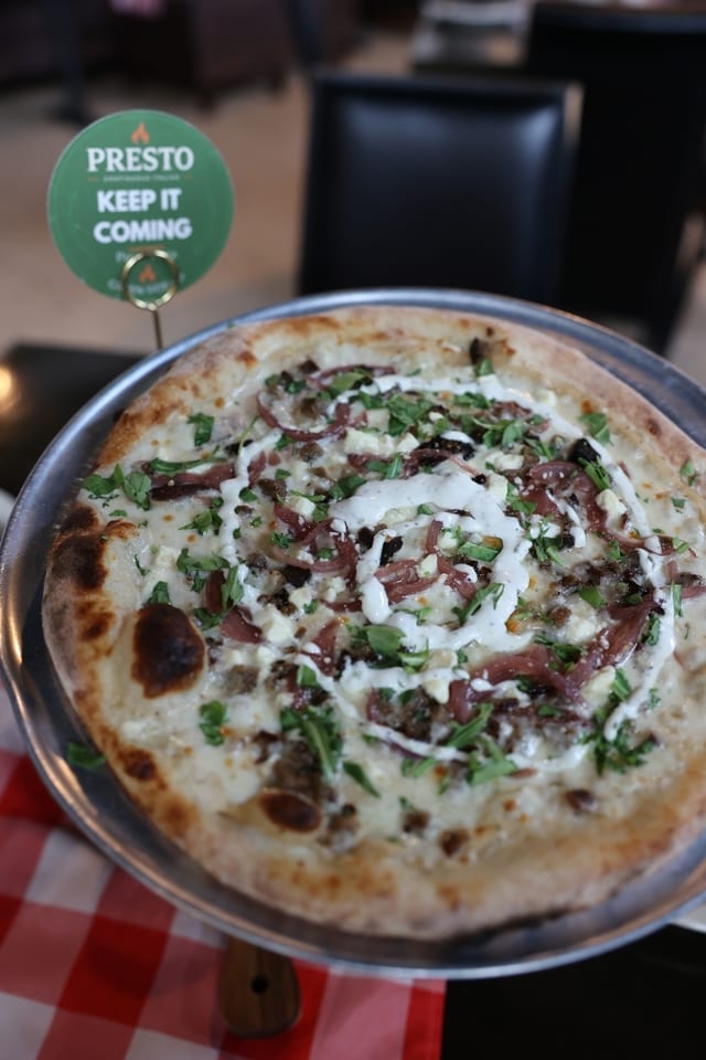Mediterranean Pizza.