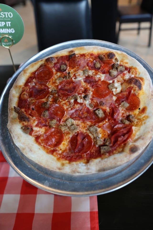 Meaty Italian Pizza.